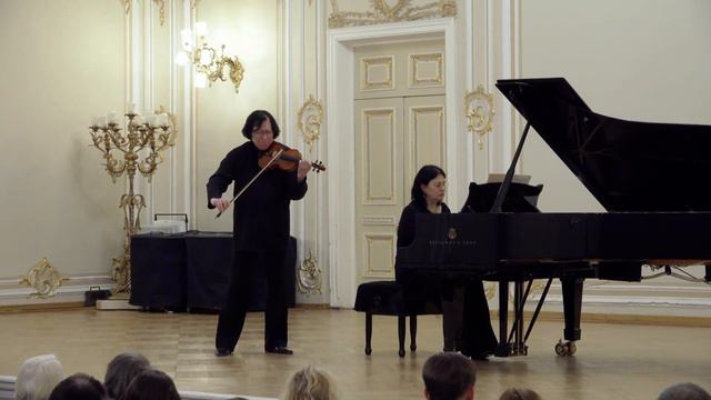 BEETHOVEN Sonata №10 in G Major Maxim FEDOTOV - Galina PETROVA. Saint- Petersburg Philharmonia. смотреть онлайн