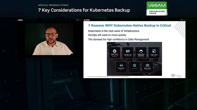 7 Key Considerations for Kubernetes Backup with Veeam TrailBlazer Talks смотреть онлайн