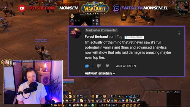 MTA #63 Vanilla WoW Daily | Ret DPS, EU Servers unite! The BIS смотреть онлайн