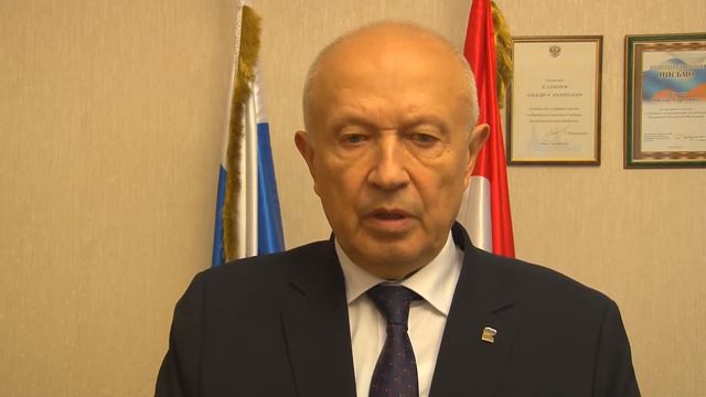 Поздравление В.С. Бабурина с 25-летием Заксобрания Ленобласти смотреть онлайн