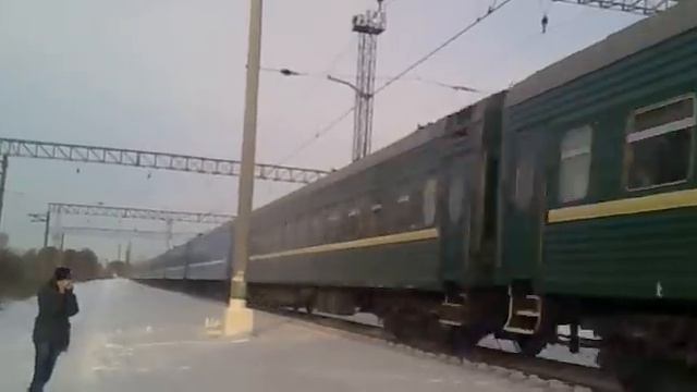 ЧС2К-386 с Фирменным поездом Лотос 005Г Москва - Астрахань смотреть онлайн