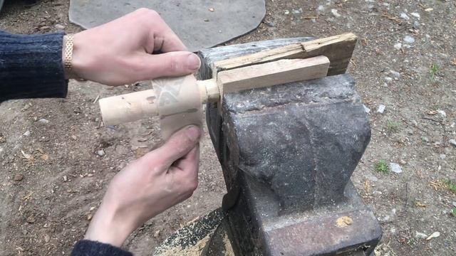 Рукоятка ножа из сучка березы своими руками смотреть онлайн