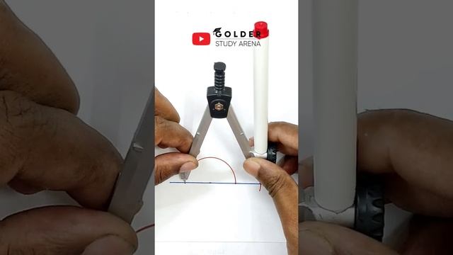 Draw 80 Degree Angle using Compass | @RobinGolder  | #geometricconstruction