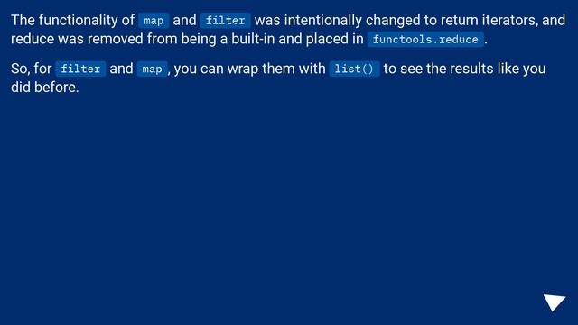 How to use filter, map, and reduce in Python 3