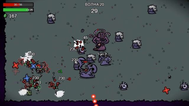 Дворф - Няковальня со старта? / Тонны Брони и забег на Шипастый щит / Patamods / Brotato mods смотреть онлайн