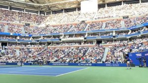 Daniil Medvedev incredible point at 2021 Us Open Championships vs Novak Djokovic Arthur Ashe Stadui
