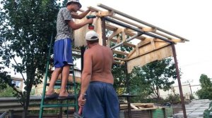 Мангальная зона на даче(26Часть)