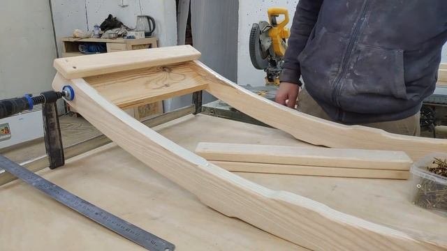 Простое деревянное кресло своими руками | Making A Homemade Wooden Chair