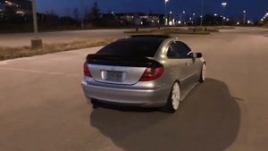 Slammed Mercedes C320 Sport Coupe W203 Cl203