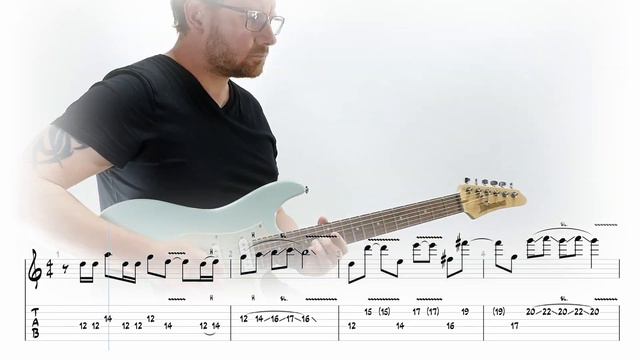 Ibanez AZES I Essentials Song by Rene Liedtke with Tabs for Leadguitar смотреть онлайн