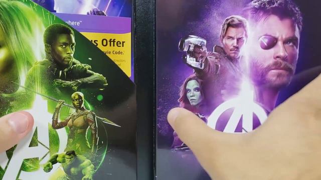 Avengers Infinity War Target Exclusive 4K Blu Ray With Gallery Book Unboxing & Digital HD Giveaway