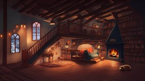 ? Усните за 3 минуты под звук вьюги и потрескивание камина ❄️ Звуки зимы и треск дров для сна