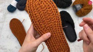 ВЯЗАНЫЕ ТАПОЧКИ - как связать/ подробный мастер-класс