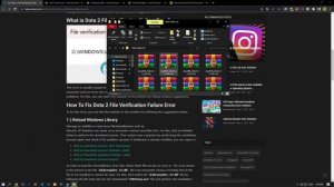 HOW TO FIX DOTA 2 FILE VERIFICATION FAILURE ERROR