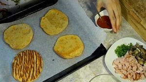 НАТАЛИ: Мини - Пицца по диете Дюкана/How to cook pizza on a Dyukana