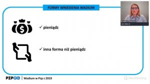 Formy wniesienia wadium – Agnieszka Szulakowska