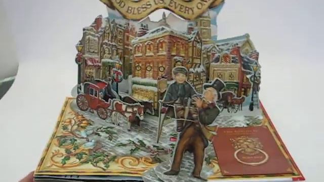 A Christmas Carol pop-up book finale смотреть онлайн