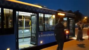 Автобус МАЗ-203.069 (1764045) следует по маршруту 405 Москва