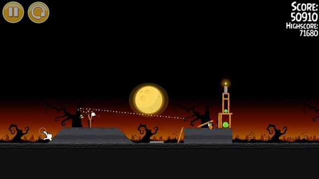 Angry Birds Seasons Trick or Treat Level 2-13 71400 смотреть онлайн