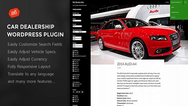 Pro Car Dealership - WordPress Plugin | Codecanyon Scripts and Snippets смотреть онлайн