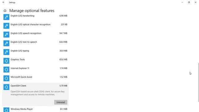 Check if OpenSSH Client installed in Windows 10 смотреть онлайн