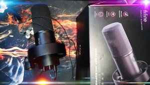 Микрофон FiFine K 688 SHURE SM 7 Vintage