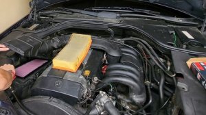 Mercedes W140 M104 S280 S320 K&N Air filter life time replacement