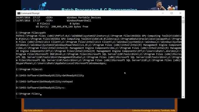 #8 PATH Command || Batch Processing & C Programming In Tamil