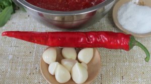 Аджика из помидоров без варки