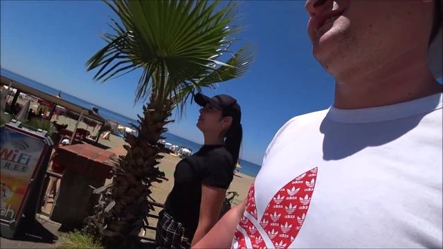 ПЛЯЖ КЛЕОПАТРЫ , Cleopatra beach , ТУРЦИЯ АЛАНИЯ ИЮНЬ 2019 , МОРЕ СВОИМ ХОДОМ ПОГОДА
