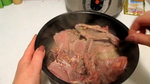 Простой рецепт гуся в мультиварке. A simple goose recipe in a multivariate