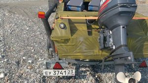 Ворота на лодочный прицеп.