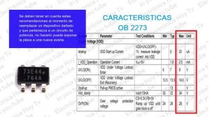 OB2273 DRIVER OSCILADOR PARA FUENTES TIPO FLYBACK