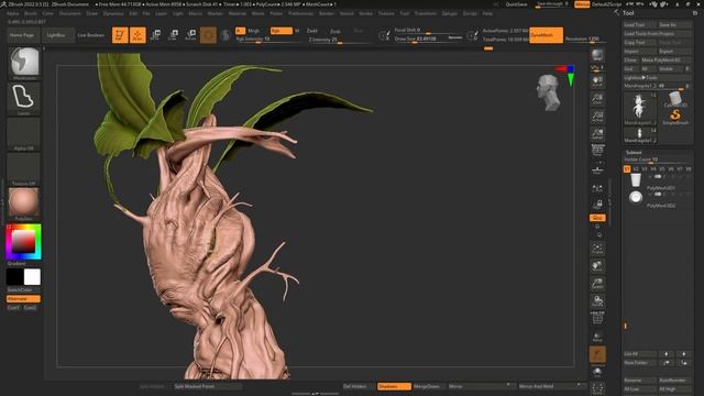 Making a 3D Mandrake from Harry Potter (Hogwarts Legacy) смотреть онлайн