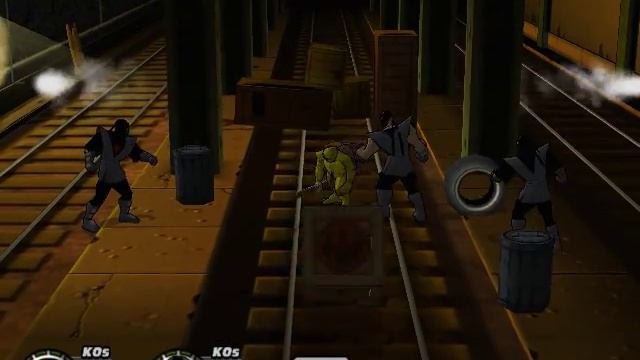 прохождение Teenage Mutant Ninja Turtles: Mutant Melee за Донателло + библиотека смотреть онлайн