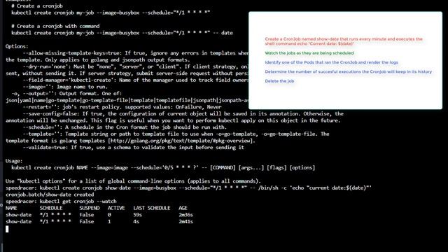 CKAD exam sample question 12 - CronJobs смотреть онлайн