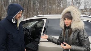 Тест систем безопасности. Тигуаны и Инфинити QX56 против старушки на дороге! :)
