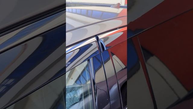 Дефлекторы (ветровики) с хром молдингом - KIA Optima (2015-2020) - маг. АВТОВОЛНА #kiaoptima #kiak5 смотреть онлайн