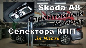 Skoda A8: Гарантийный Ремонт Селектора? 3я Часть (2023)