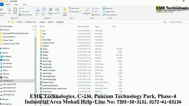 Desk For Job Seeker Project In Php with Source Code - Php Project Tutorial