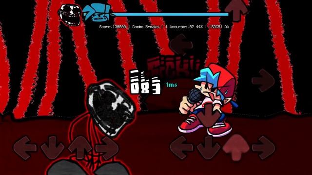 Friday Night Funkin Trollge Incident (VS Chara Mod) смотреть онлайн