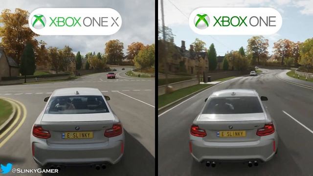 Forza Horizon 4 - Xbox One X vs Xbox One - Graphics Comparison Gameplay 4K and 1080 смотреть онлайн