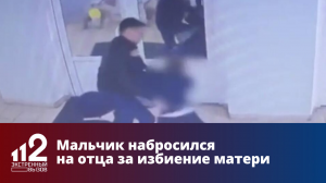 Мальчик набросился на отца за избиение матери