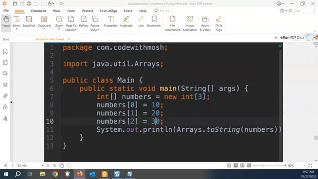 Data Structures || Ways to create Arrays in Java and time complexity scenarios
