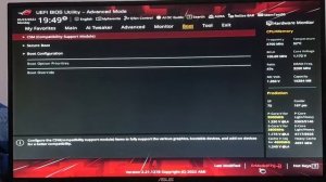 ASUS ROG Strix Z690 Gaming-A Wifi D4 Bios without dedicated GPU installed instead using the intelGP