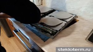 Установка стекла на  Electrolux IPE6453KF