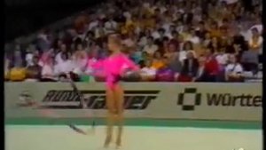 Oksana Kostina Ribbon Stuttgart Masters 1990