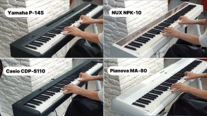 Сравнение звука самых популярных инструментов / От Yamaha P-145 до Pianova MA-80