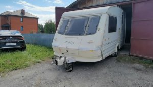 Выходные в караване. Elddis Elf. Сезонное обслуживание и подготовка. Мувер в действии.