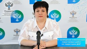 О проведении комплексных кадастровых работ на территории Донецкой Народной Республики